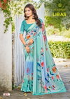 Libas Vol 3 By Kashvi Dull Moss Daily Wear Saree Wholesale Shop In Surat
